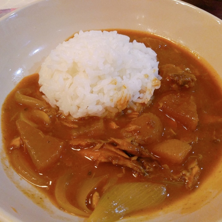 ブリ大根リメイク♪旨味たっぷり和風curry☆